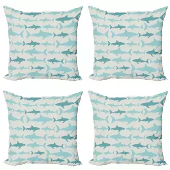 Чехол для подушки Abakuhaus, бирюзовый