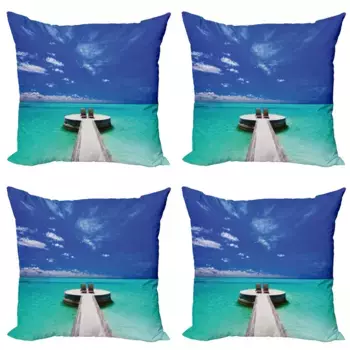 Чехол для подушки Abakuhaus, бирюзовый