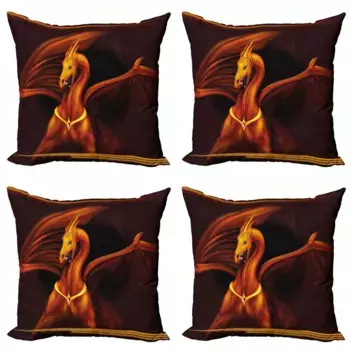 Чехол для подушки Abakuhaus, красный