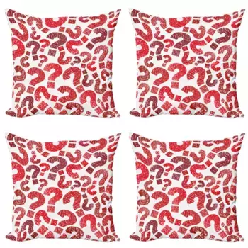 Чехол для подушки Abakuhaus, красный