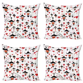 Чехол для подушки Abakuhaus, красный