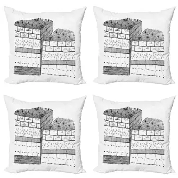 Чехол для подушки Abakuhaus, серый