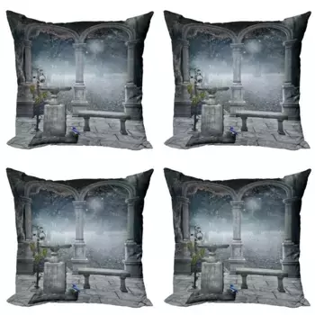 Чехол для подушки Abakuhaus, серый