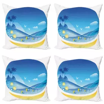 Чехол для подушки Abakuhaus, синий