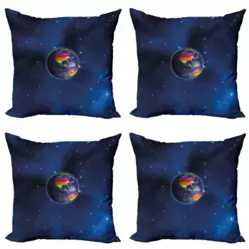 Чехол для подушки Abakuhaus, темно-синий