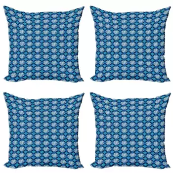 Чехол для подушки Abakuhaus, темно-синий