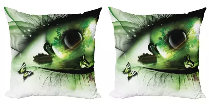 Чехол для подушки Abakuhaus, зеленый