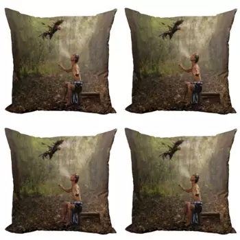 Чехол для подушки Abakuhaus, зеленый