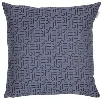 Чехол для подушки e-scatter scatter Esprit, синий/темно-синий