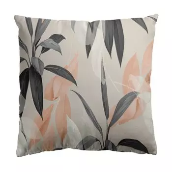 Чехол для подушки, мягкий поршень, потайная застежка, полиэстер, персиковая кожа, цветочный узор, чехол для диванной подушки для гостиной-H Stuttg