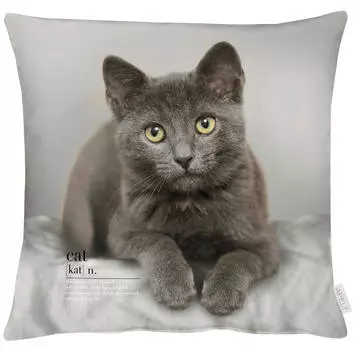 Чехол для подушки Novel, светло-серый