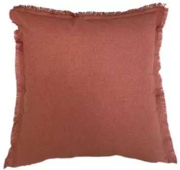 Чехол для подушки palm uni Novel, кирпичный