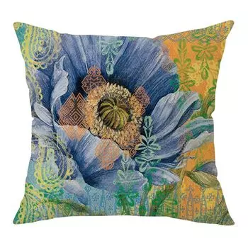 Чехол для подушки с красивой потайной молнией, льняная подушка для спальни, гостиной, домашний декор для автокресла-K Stuttg