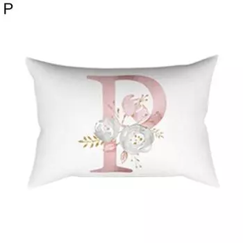 Чехол для подушки с принтом из розового золота, прямоугольный чехол для дивана, украшение для спальни-P Stuttg