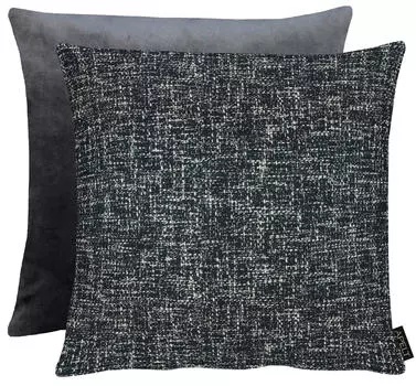 Чехол для подушки стиль лофт Dieter Knoll, черный/антрацитовый
