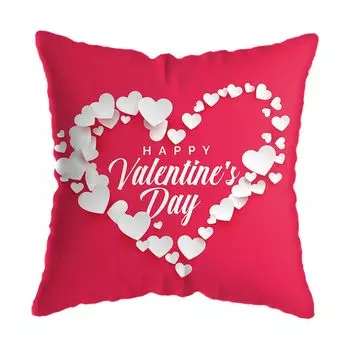 Чехол для подушки, супер мягкий, удобный на ощупь, наволочка с Днем святого Валентина, домашний декор, украшение для вечеринки-P Stuttg