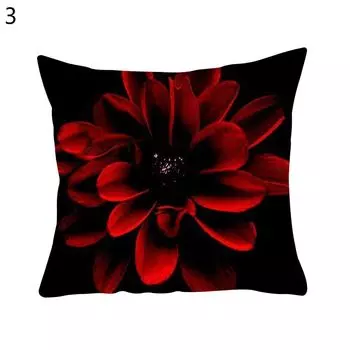 Чехол для подушки, устойчивый к морщинам, пылезащитный полиэстер, элегантные чехлы для диванных подушек с цветочным принтом, товары для дома-3 Stuttg