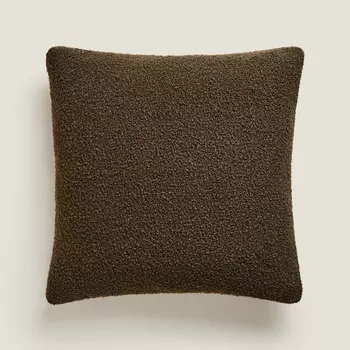 Чехол для подушки Zara Home Boucle, хаки