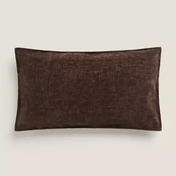 Чехол для подушки Zara Home Chenille, коричневый