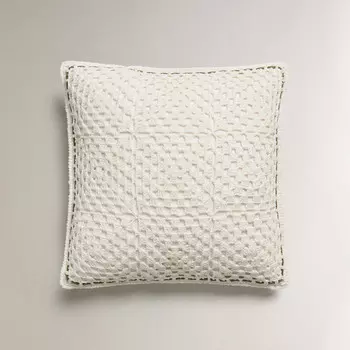 Чехол для подушки Zara Home Crochet, 45х45 см, хлопок