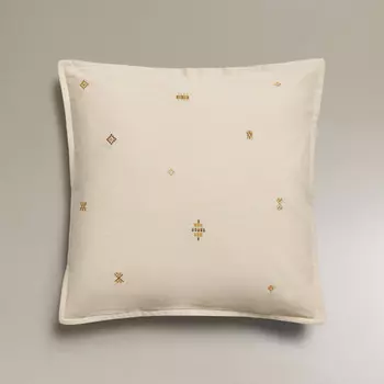 Чехол для подушки Zara Home Embroidered, 45х45 см, хлопок
