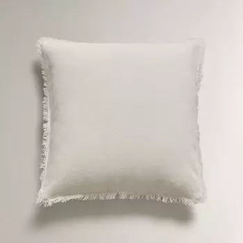 Чехол для подушки Zara Home Fringed, 45х45 см, хлопок
