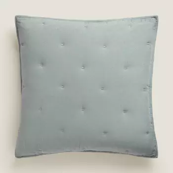Чехол для подушки Zara Home Microfibre, голубовато-серый