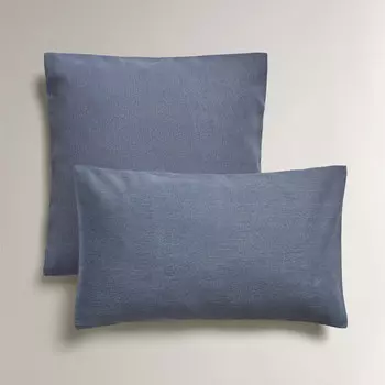 Чехол для подушки Zara Home Plain, синий