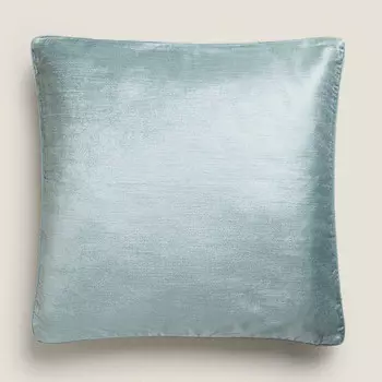 Чехол для подушки Zara Home Plain Velvet, зелёный