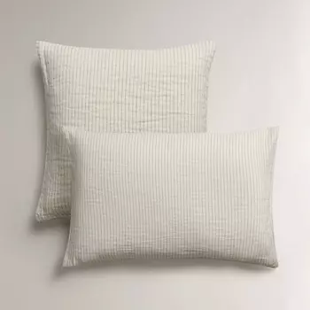 Чехол для подушки Zara Home Striped, лен/хлопок