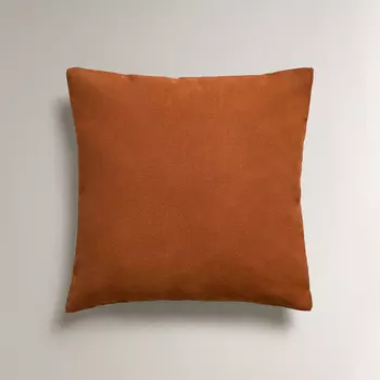 Чехол для подушки Zara Home Topstitching, 45х45 см, хлопок/лен