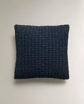 Чехол для подушки Zara Home Waffle-knit, синий