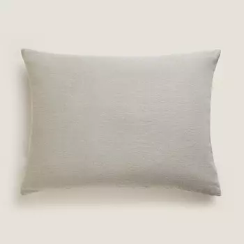 Чехол для подушки Zara Home XXL Linen, серый