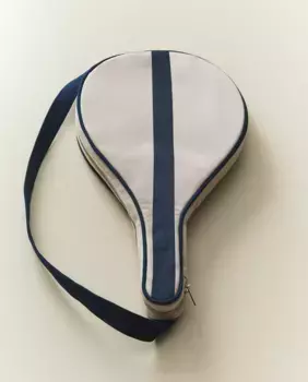 Чехол для ракетки падела Zara Home Canvas Padel, бежевый/темно-синий