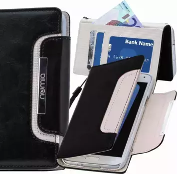 Чехол для Samsung Galaxy J1 2016 Numia Bookstyle Черный и Белый