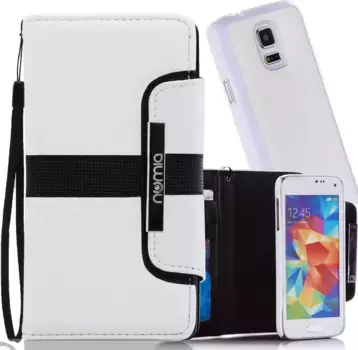 Чехол для Samsung Galaxy Note (N8000) Numia Bookstyle 2в1 бело-черный