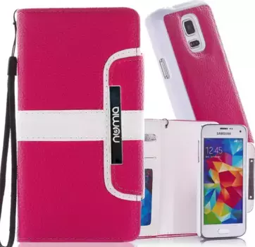 Чехол для Samsung Galaxy S3 Mini (i8190) Numia Bookstyle 2 в 1 розово-белый