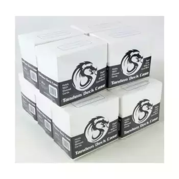 Чехол для тандемной колоды — белый (упаковка из 10 шт.), Deck Boxes (BCW Supplies)