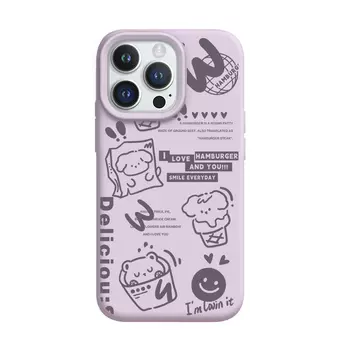 Чехол для телефона Addthis, Graphite-SY Burger Dog-Magnetic