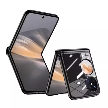 Чехол для телефона Андмо Andmo, Transparent Purple Upgraded Hinge Protection