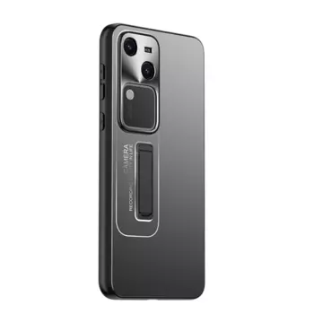 Чехол для телефона Baohuguang Bao Huguang, Black|Light and shadow metal matte bracket integrated shell