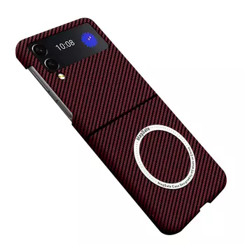 Чехол для телефона Baohuguang Bao Huguang, Cangling green magnetic carbon fiber pattern