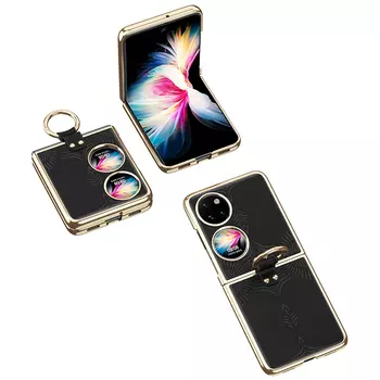 Чехол для телефона Baohuguang Bao Huguang, Classic black anodized nappa ring embossed back shell