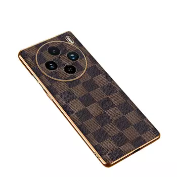 Чехол для телефона Baohuguang Bao Huguang, Coffee lattice|Single-shell galvanized checkered