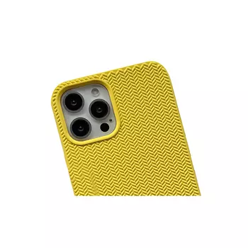 Чехол для телефона Baohuguang Bao Huguang, Lemon yellow|knitted pattern|three-dimensional feel