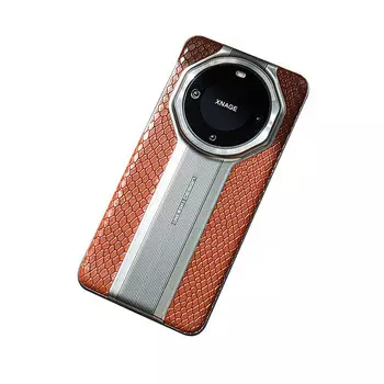 Чехол для телефона Baohuguang Bao Huguang, Orange plated matte silver leather snake pattern