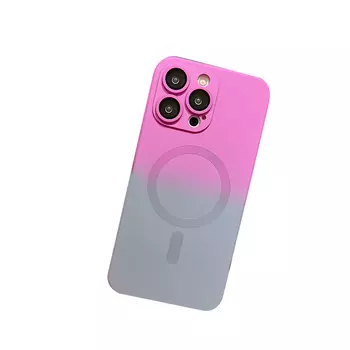 Чехол для телефона Baohuguang Bao Huguang, Pink Rose|Magnetic Protective Glasses Two-color Gradient|With Le