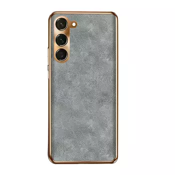 Чехол для телефона Baohuguang Bao Huguang, Silver gray|electroplated sheep leather series