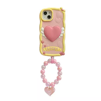 Чехол для телефона Baohuguang Bao Huguang, Three-dimensional love wings with bracelet