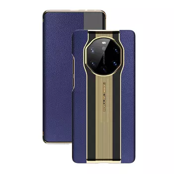 Чехол для телефона Baohuguang Bao Huguang, Turquoise red|Porsche pattern electroplated smart leather case|H